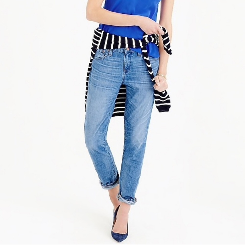 J Crew slim broken-in boyfriend jean